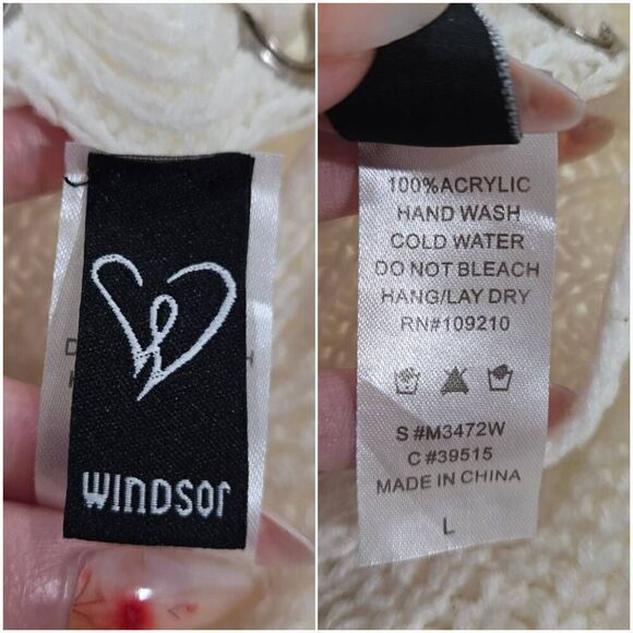 Windsor Oversized Knit Sweater(J009)-Size L for Women - Picture 10 of 12